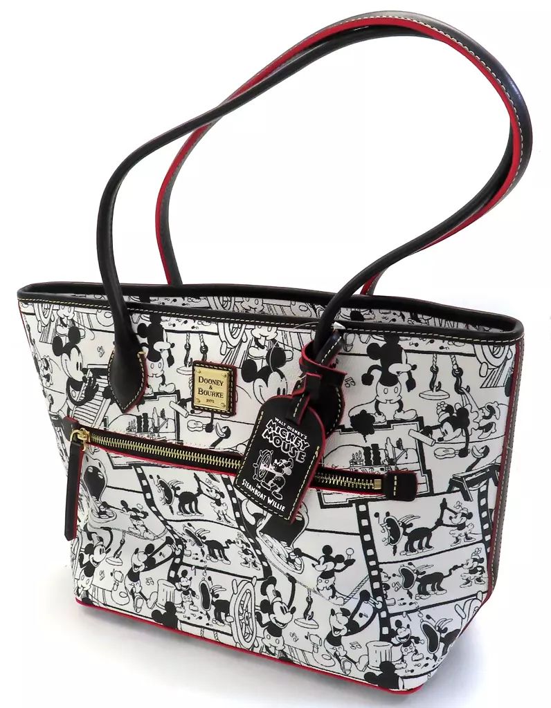 バッグ ミッキー＆ミニー トートバッグ steamboat Willie ディズニー×Dooney ＆ Bourke ディズニーストア
