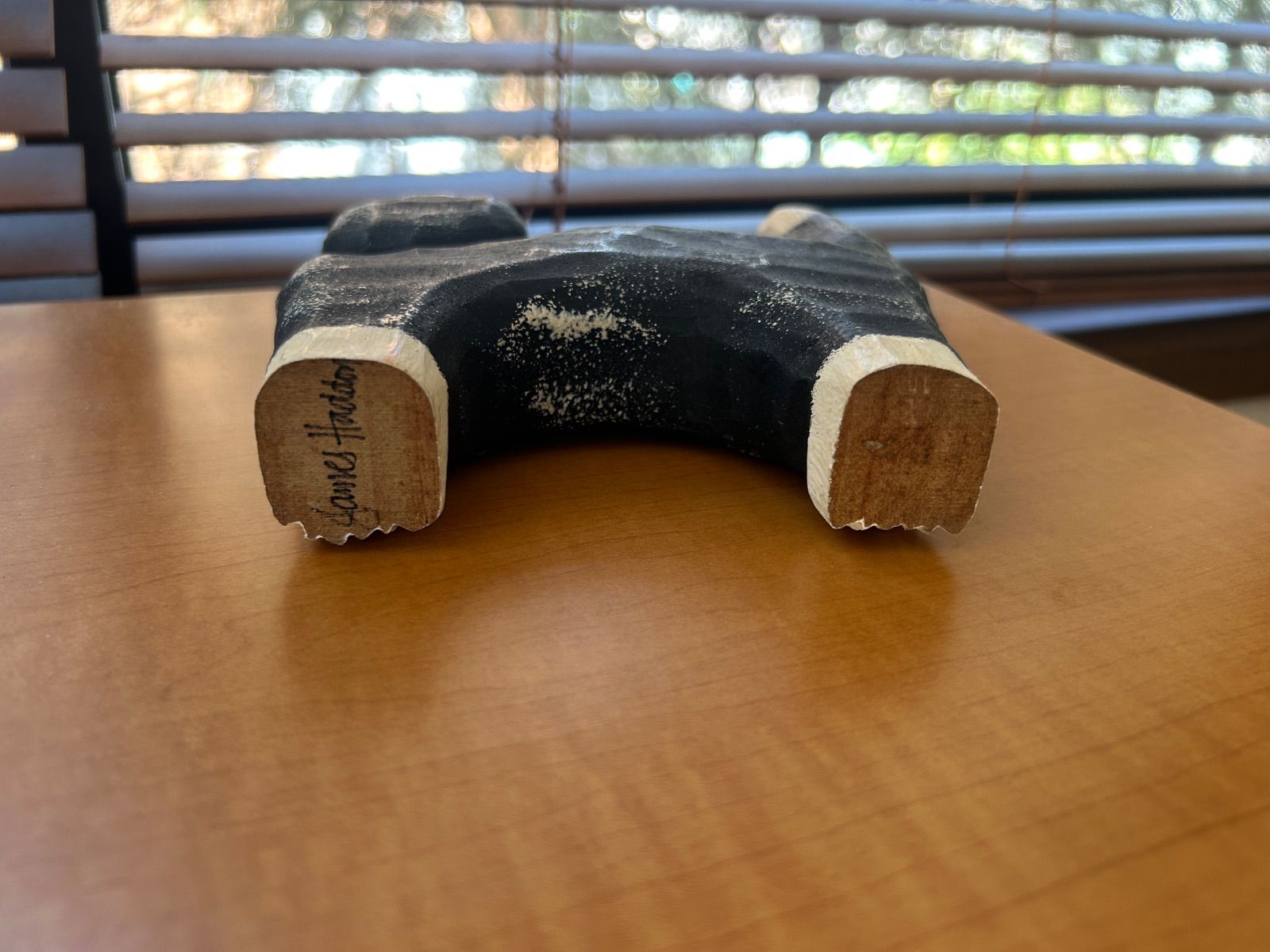 アンティーク James Haddon アメリカ木彫作家 猫の置物 白足 WWW_IMPECCABLEHEALTHCARESERVICES_COM