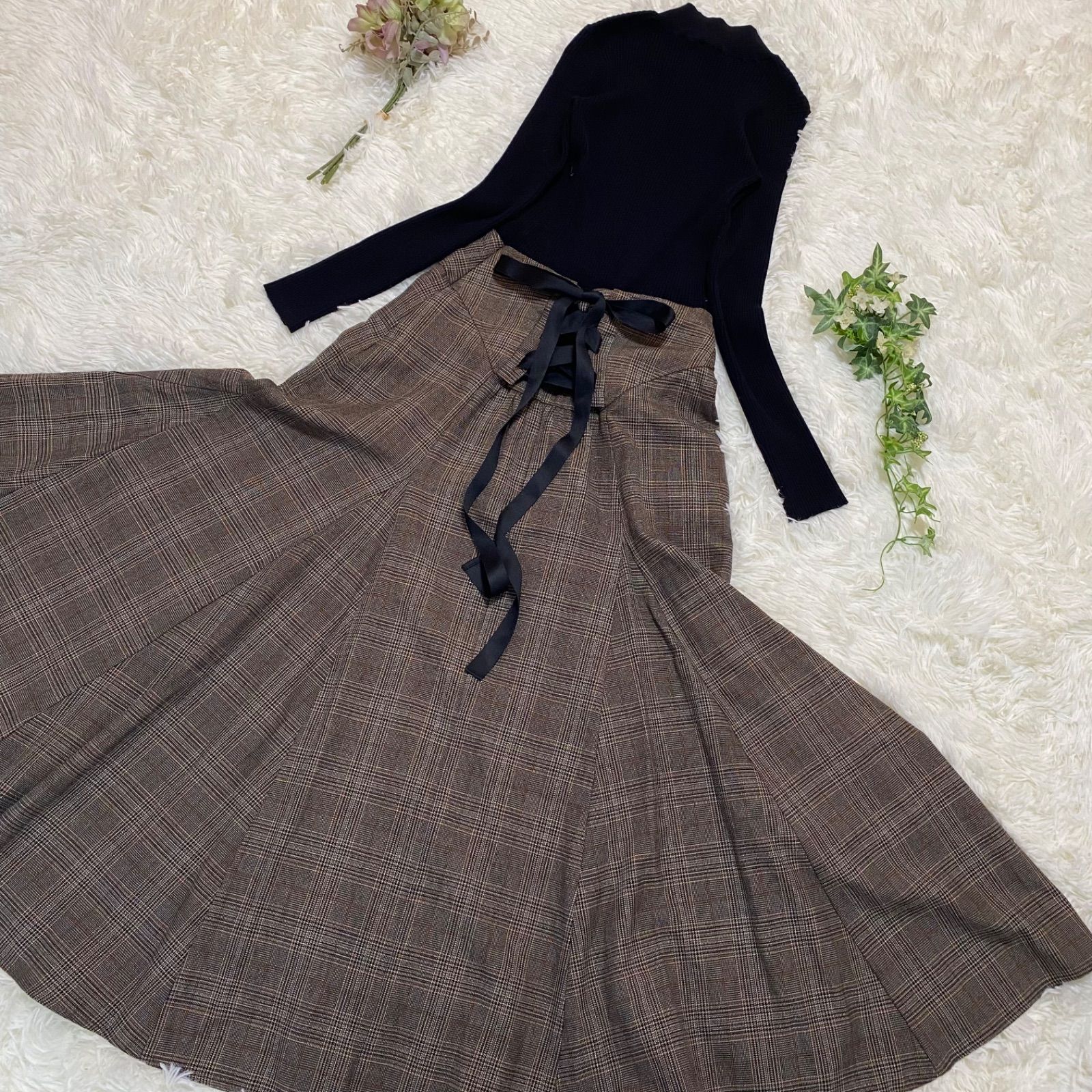 FRAY I.Dのワンピース♡美品♡ 公式】FRAY I.D（フレイ アイディー 