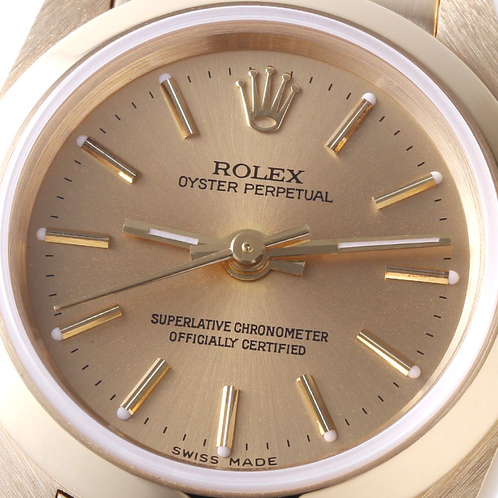 【たばん】 ロレックス オイスター パーペチュアル 76188 シャンパン バー A番