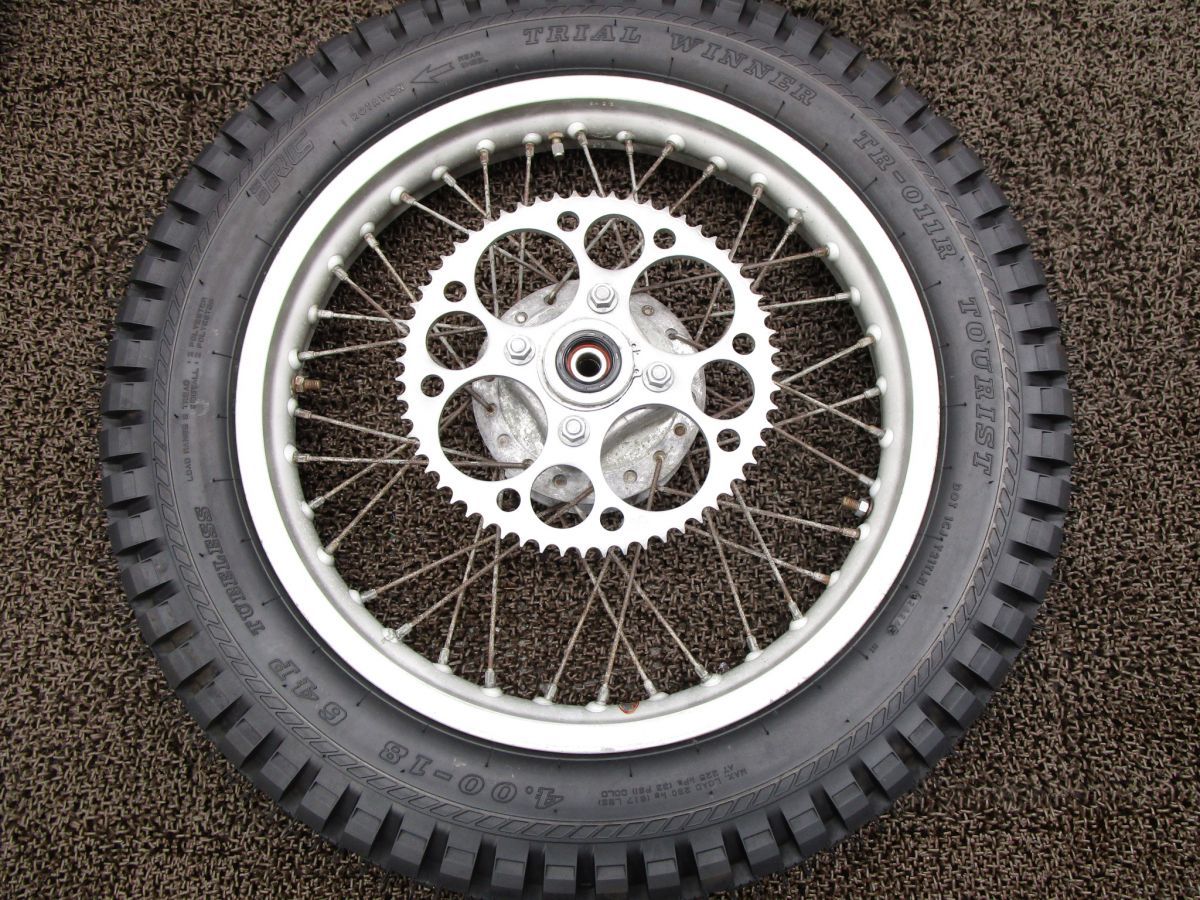 バイアルス TL125 リアホイール スプロケット □A5560 TL125S ホンダ TL125SE キャブ車 BIALS