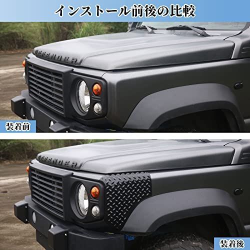 新型 アップグレード ジムニー JB64 コーナーガード フロント 
