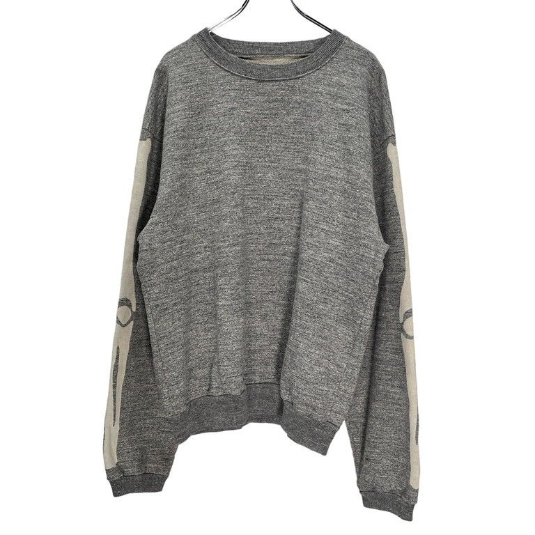 KAPITAL 20SS チャコール杢裏毛 BIGクルースウェット（BONEpt）LOOK 