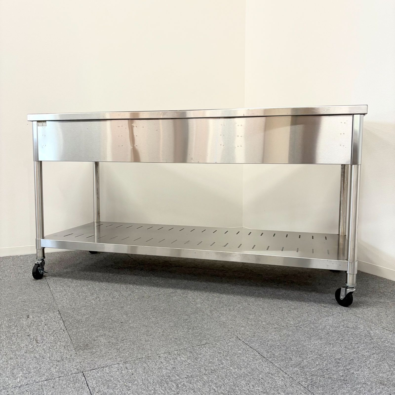 ステンレス作業台|タニコー|幅1500mm×奥行600mm×高さ800mm|業務用|厨房機器|台|テーブル|引き出し付|1507