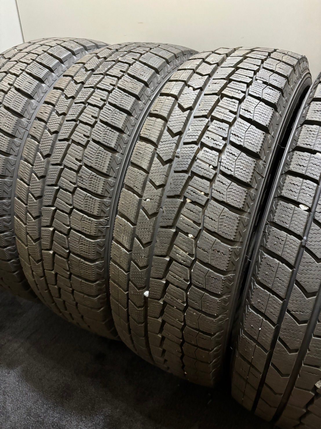 ダンロップ ウィンターマックスWM02　195/65R16　4本　ロッキーライズ WINTER MAXX 02 195/65R16 スタッドレスタイヤ ホイール4本