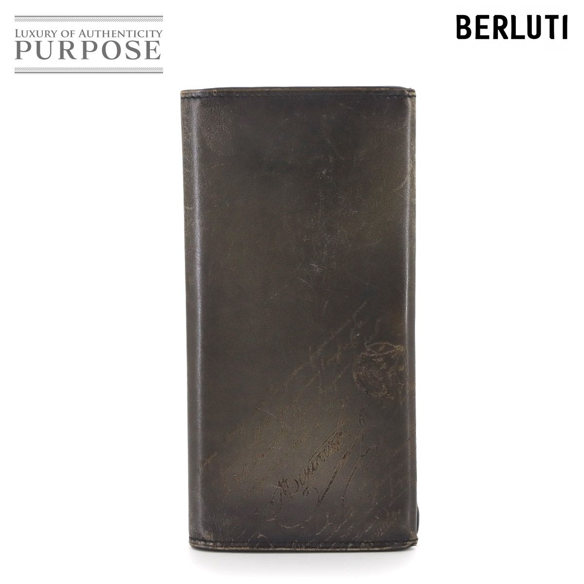 イタリアンレザー】ガバッと開くコンパクトウォレット フル