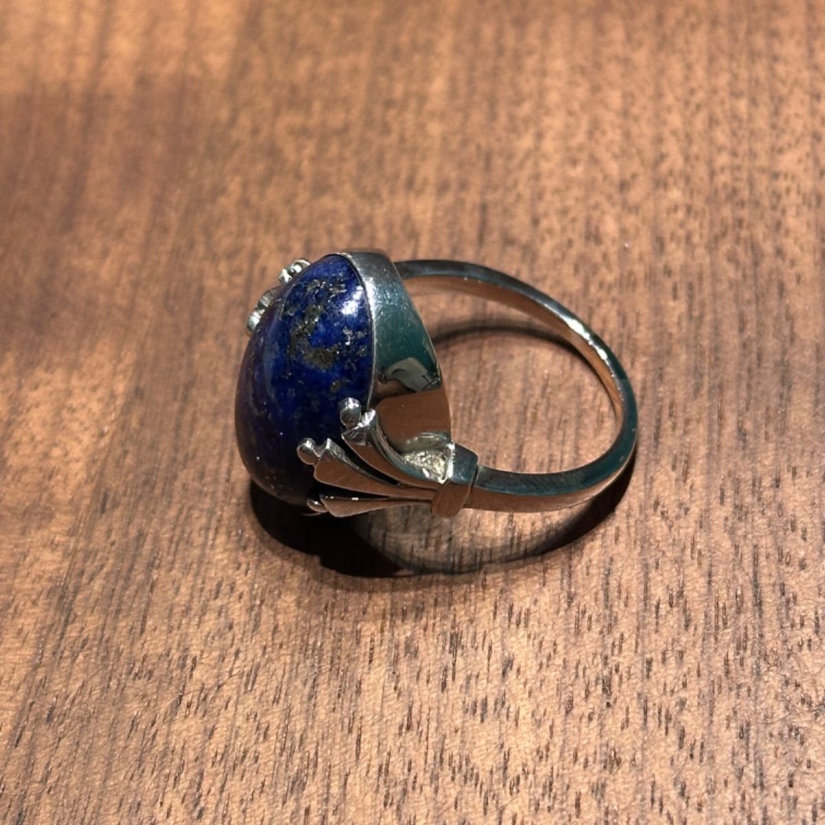 ジョージジェンセン　大粒　ラピスラズリ　指輪 ジョージジェンセン大粒ラピスラズリ指輪 ジョージジェンセン 大粒