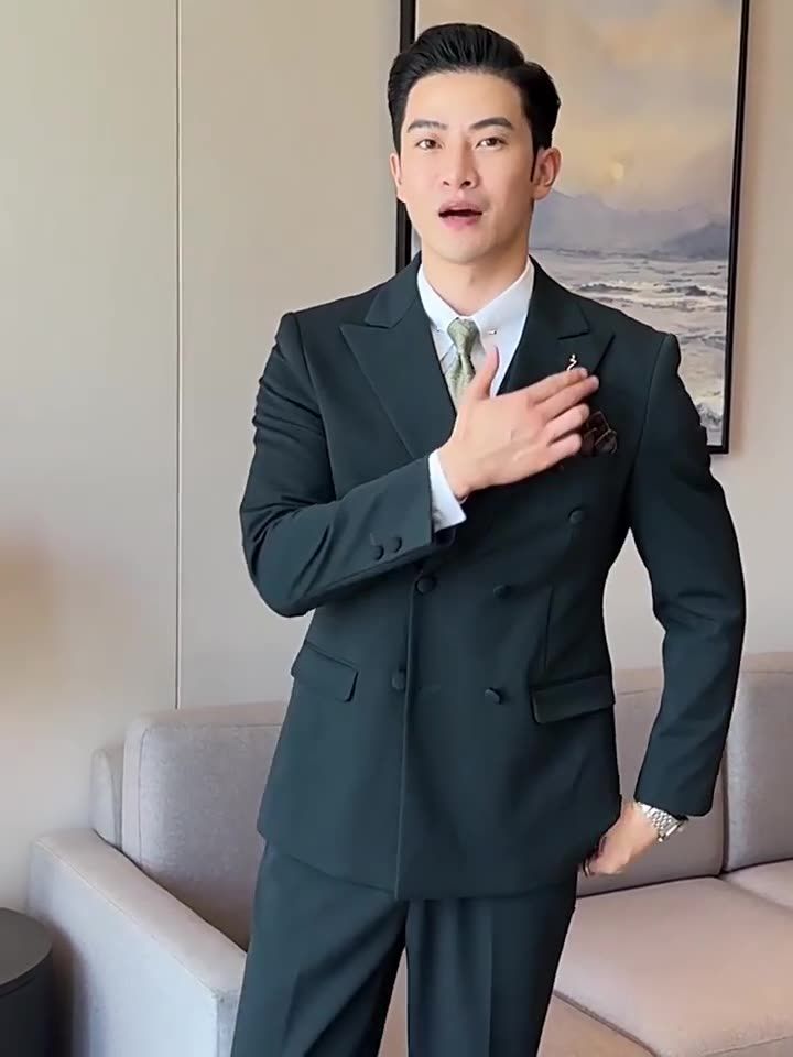 ベスト 二重ボタン スーツ スリム 結婚式 花婿 タキシード 折り返し襟