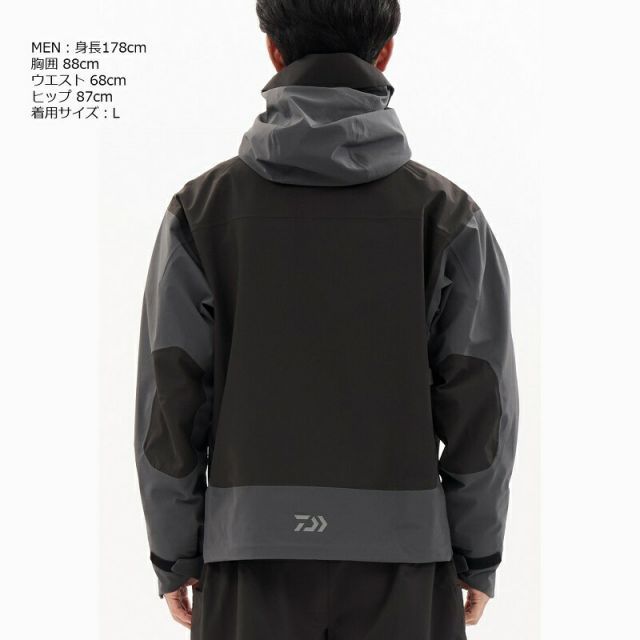 ダイワ DR-3923J コーデュラショートレインジャケット ブラック L