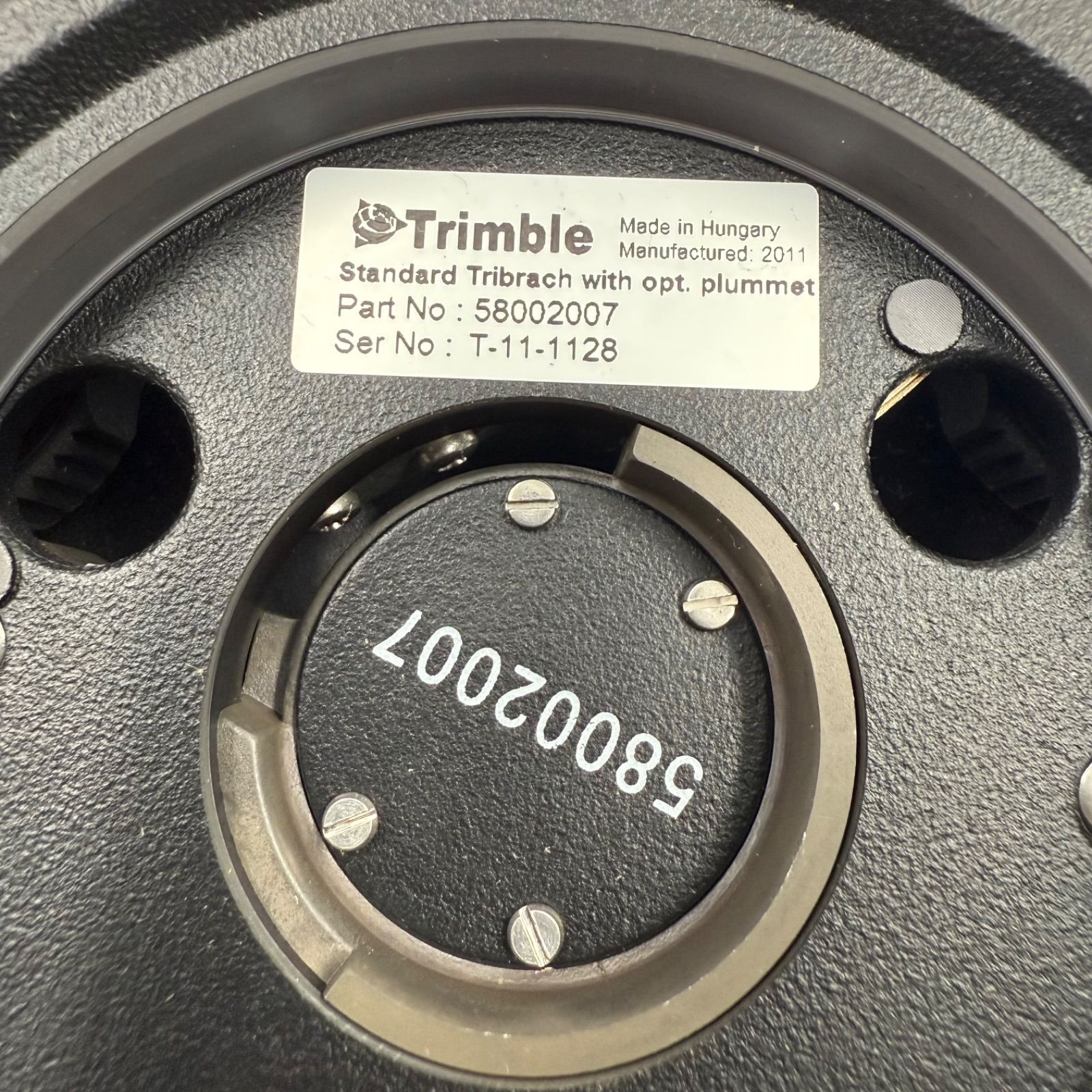新品✨・箱付き】整準台 Trimble Tribrach 58002007 測量 GNSS 
