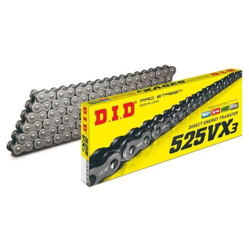 【新品・2営業日で発送】D.I.D(ダイドー) 【必ず購入前に仕様をご確認下さい】525VX3-130L FB (軽圧入クリップ) Xリング