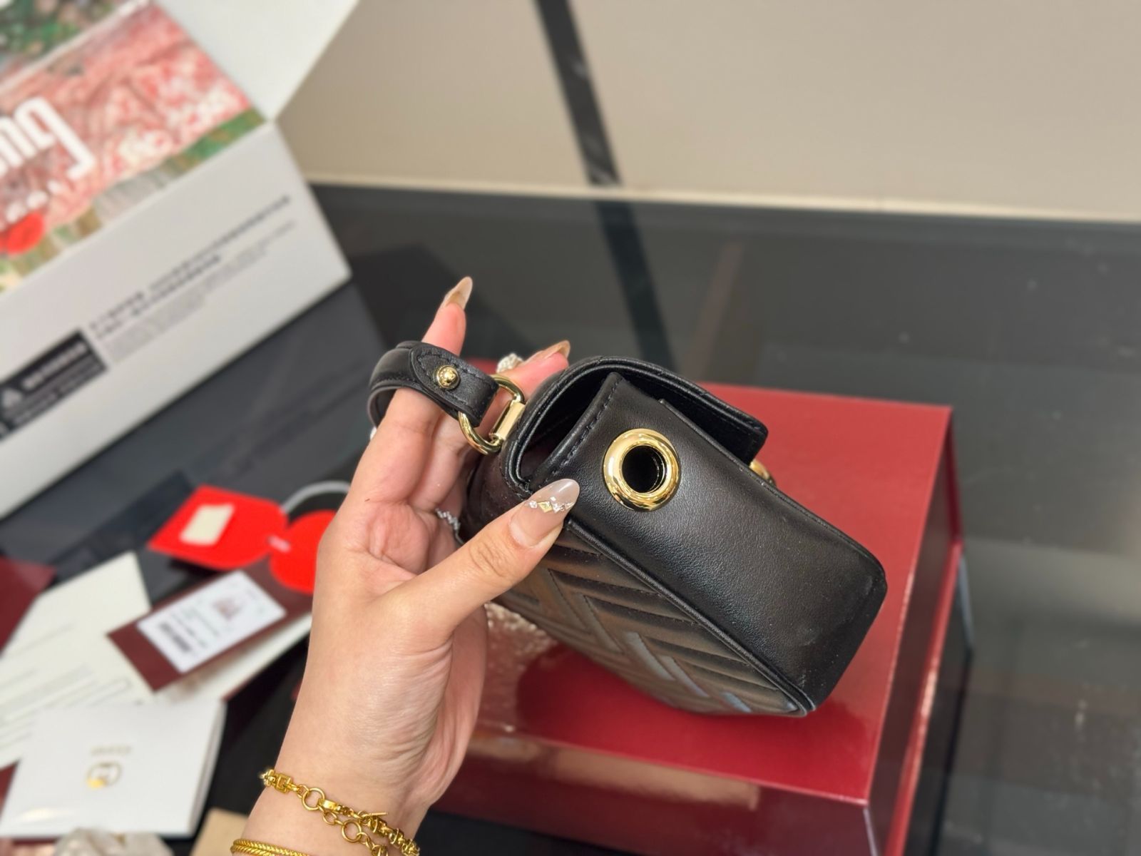 ポストバッグ 17×14cm