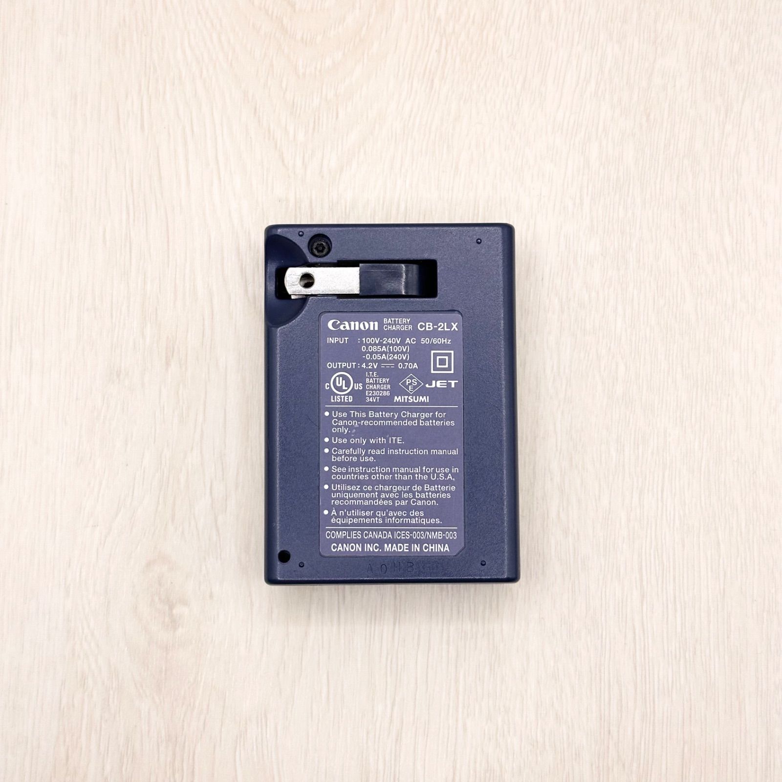 Canon CB-2LX キャノン 純正 充電器 バッテリーチャージャー