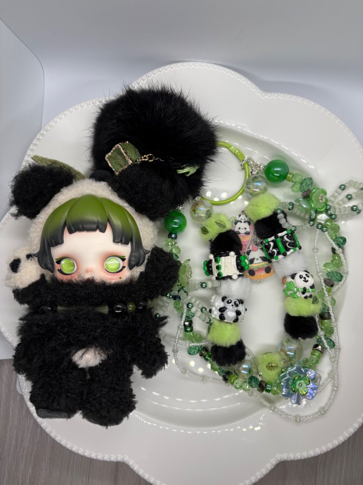 SKULLPANDA Lazy Pandaぬいぐるみ SKULLPANDA Lazy Panda