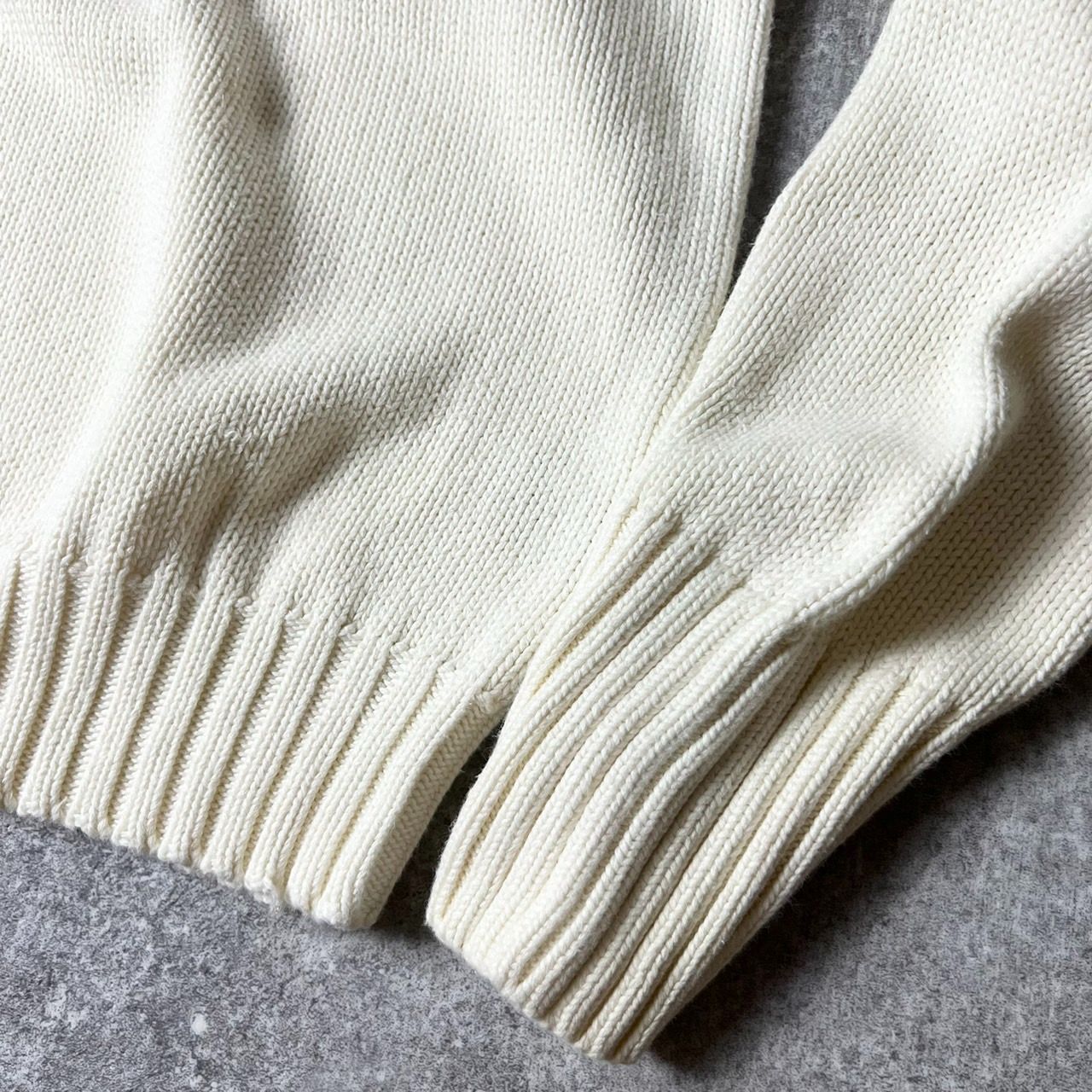 90s POLO RALPH LAUREN コットン ニット セーター XL / 90年代 
