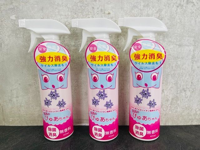 新品 消臭のぴゅあちゃん 400ml ×18本セット スプレーボトルタイプ 100