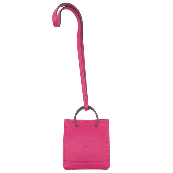 エルメス HERMES バッグチャーム サックオランジュ アニョーミロ