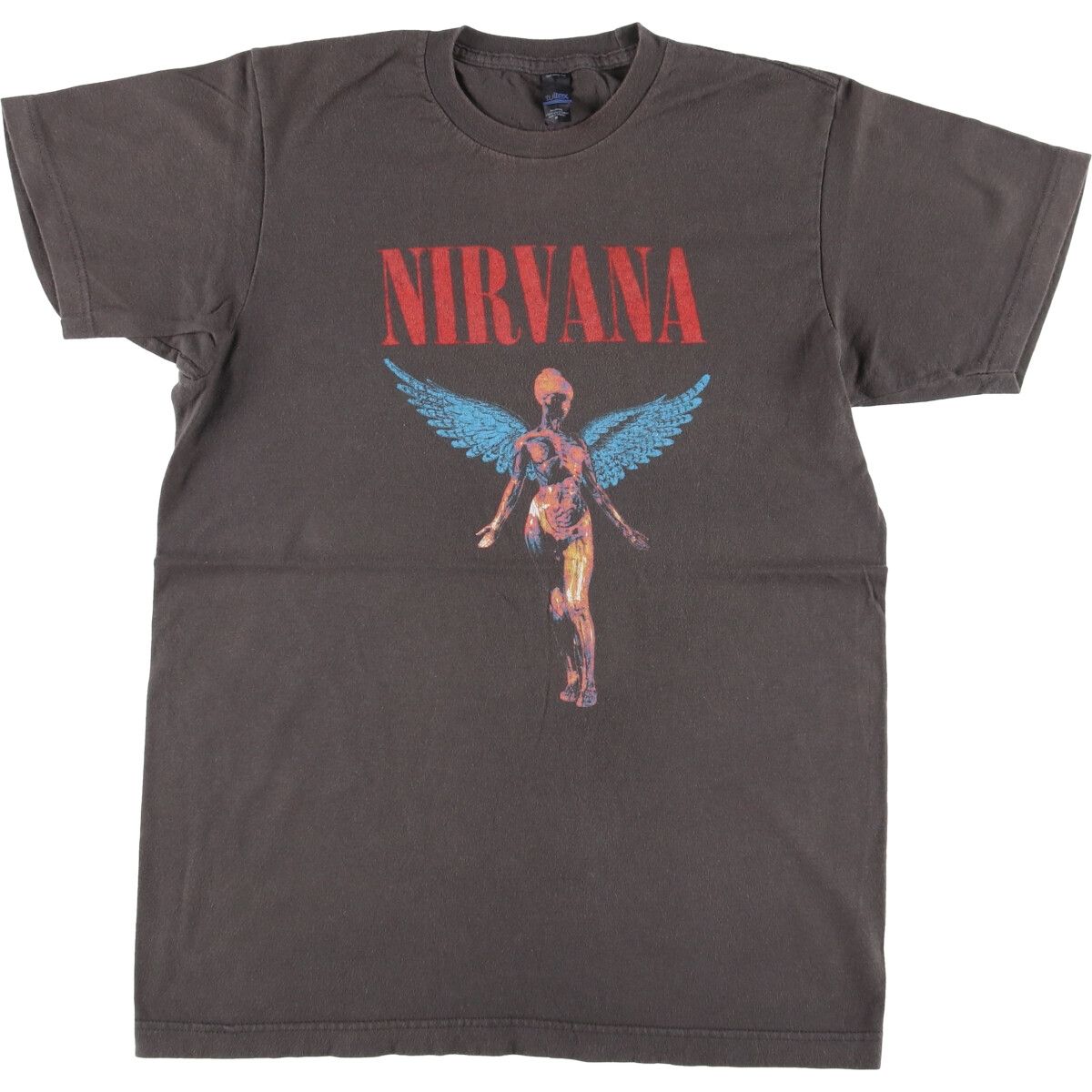 古着 タルテックス TULTEX NIRVANA ニルヴァーナ バンドTシャツ バンT メンズM相当|eaa551729