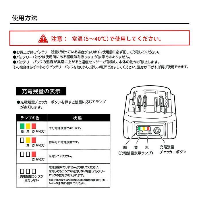 NAFCO 18V専用バッテリーパック 3.0Ah BP-18LiNF or BP-LiND〈USB出力付き〉（NAFCOオリジナル電動工具 HIGH  POWER-CLASSIC専用バッテリーパック） - メルカリ