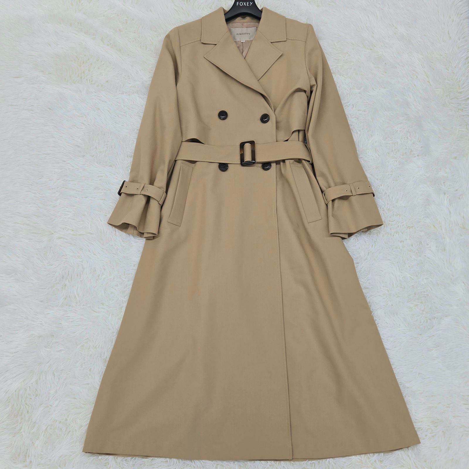 ジャスグリッティー 2wayトレンチコート ロング ジレ 人気完売品 1 