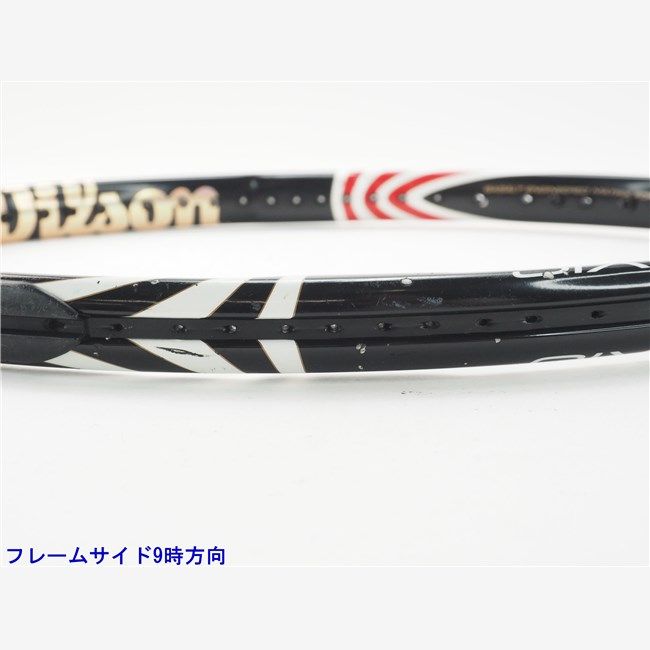wilson - 中古 テニスラケット ウィルソン シックスワン BLX 95 JP 2010年モデル【一部グロメット割れ有り】 (G2)WILSON SIX.ONE BLX 95 JP 2010 Wilson 中古 テニスラケット ウィルソン シックスワン BLX 95 JP