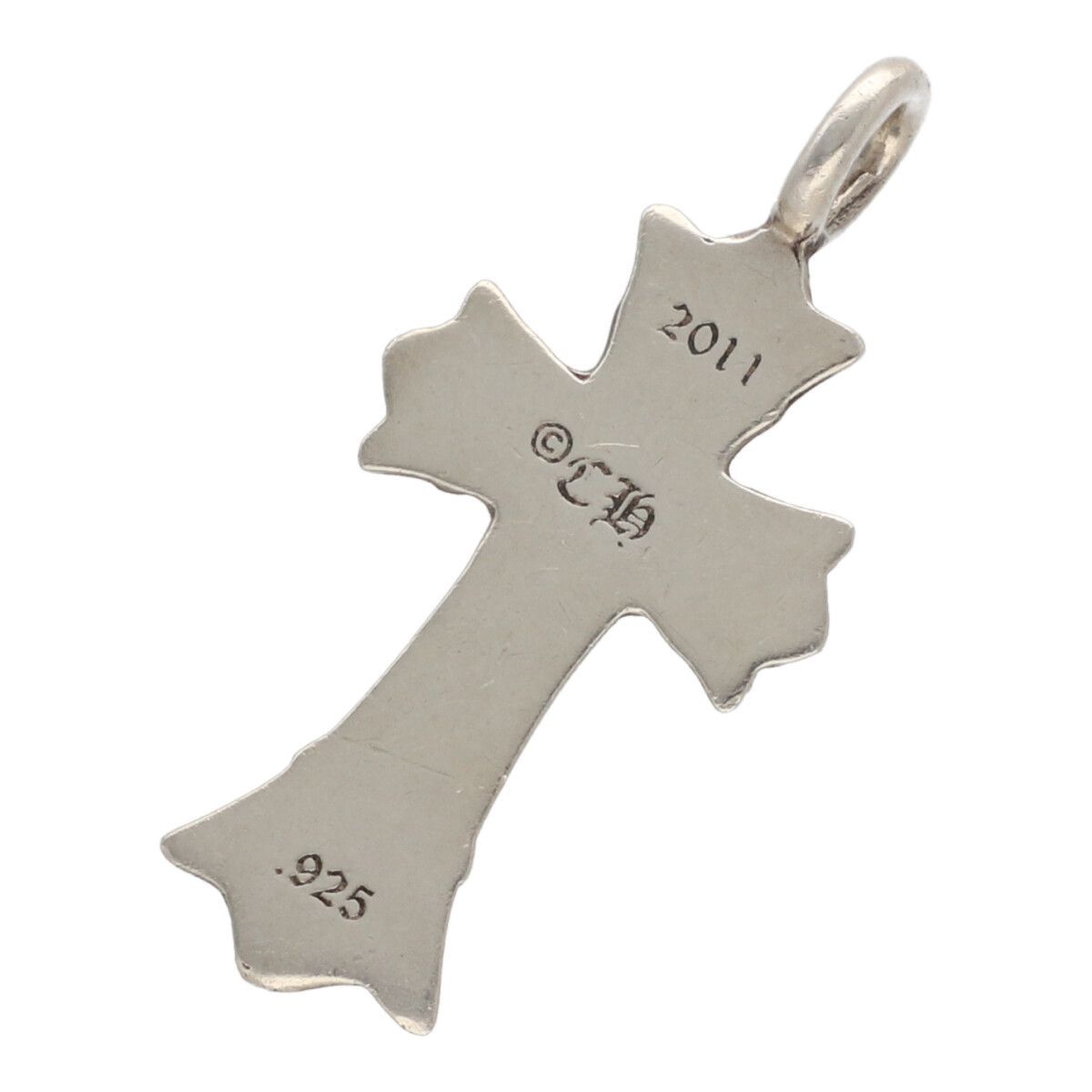 中古】 CHROME HEARTS クロムハーツ ダブルCH クロス チャーム SV925  
