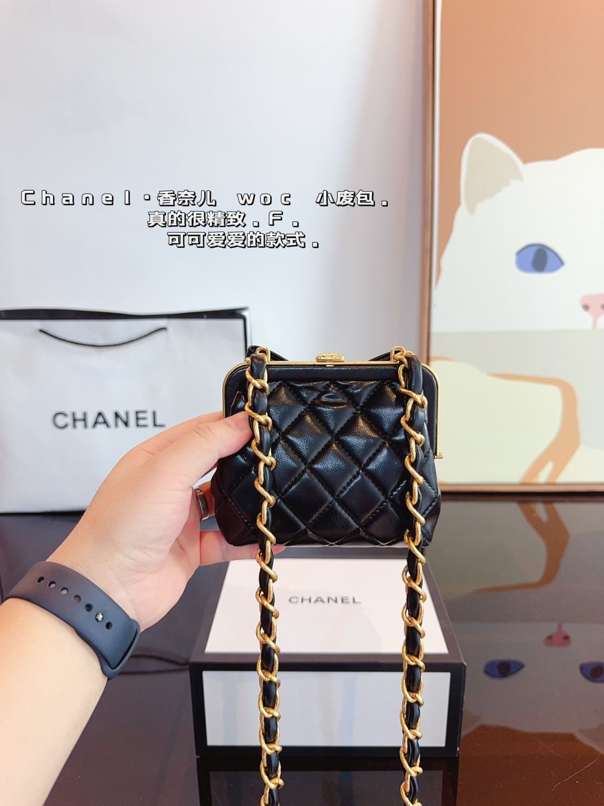 【超可愛い24C限定カラー】CHANEL★ポーチ★希少ブラックCC 超可愛い24C限定カラー】CHANEL☆ポーチ☆希少ブラックCC ポーチ
