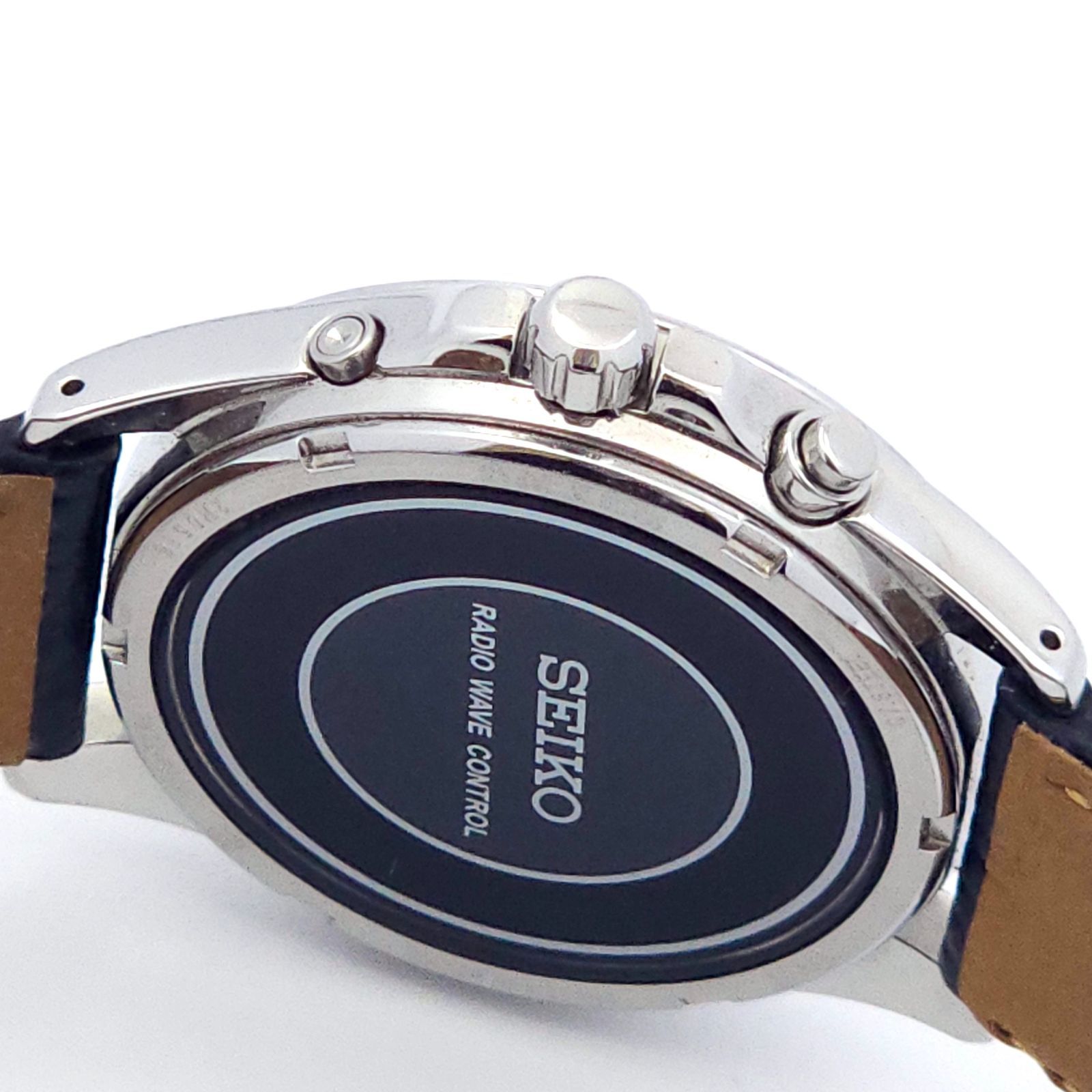 ☆良品 SEIKO セイコー 7B22-0AZ0 ソーラー電波 動作品 チタニウム 