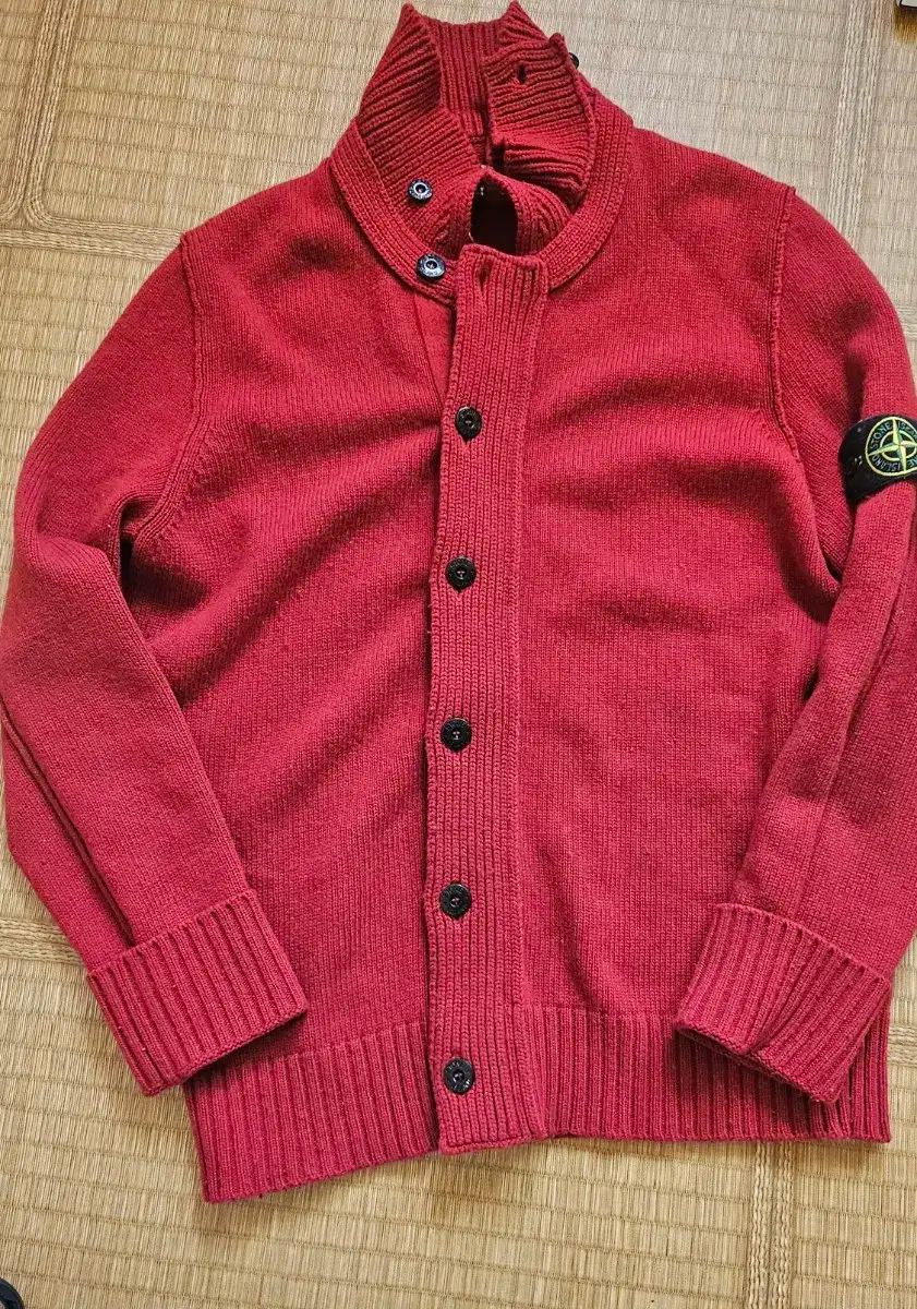 STONE ISLAND ストーンアイランド デュプレックス ジップアップニット カーディガン L