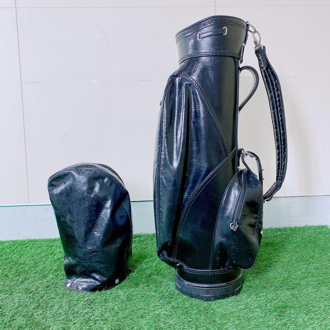 ゴルフ キャディバッグ　PING ピン　本革　ビンテージ　8号 NT821 ゴルフ キャディバッグ PING ピン 本革 ビンテージ 8号 NT821