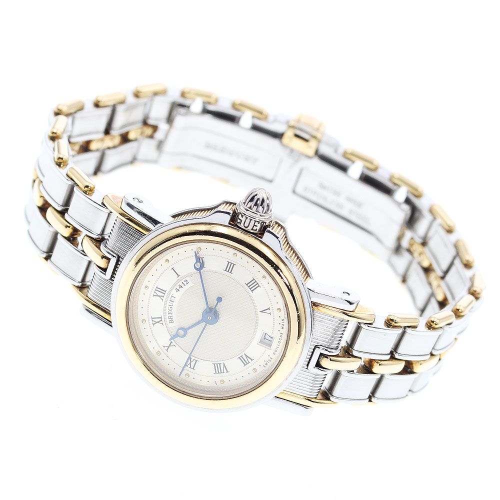 ブレゲ Breguet 8400SA/12/X70 マリーン デイト 自動巻き レディース箱  