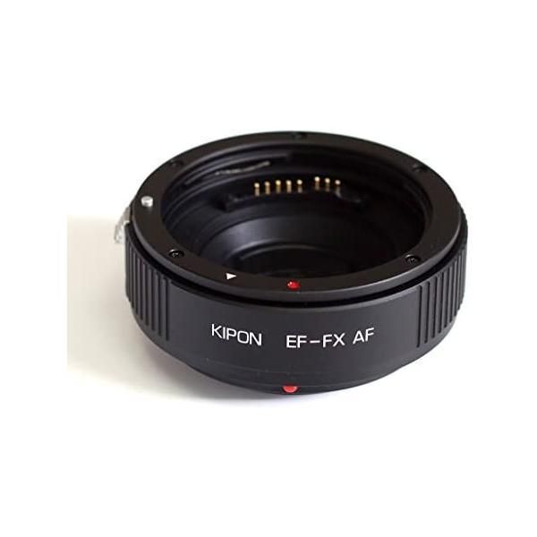 KIPON キポン マウントアダプター スタンダードモデル EF-FX AF S レンズ側 キヤノンEF ボディ側 フジフイルムX 黒