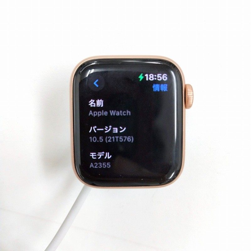 アップルウォッチ(Apple Watch) SE 40mm GPS+Cellular 32GB MYEK2J/A A2355 ゴールドアルミニウム 本体のみ ネットワーク利用制限△ 【中古】 JA-19277