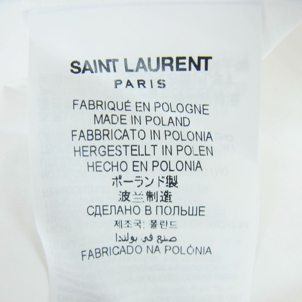 SAINT LAURENT サンローラン 638427 Y217W ユニフォーム プレーン 長袖