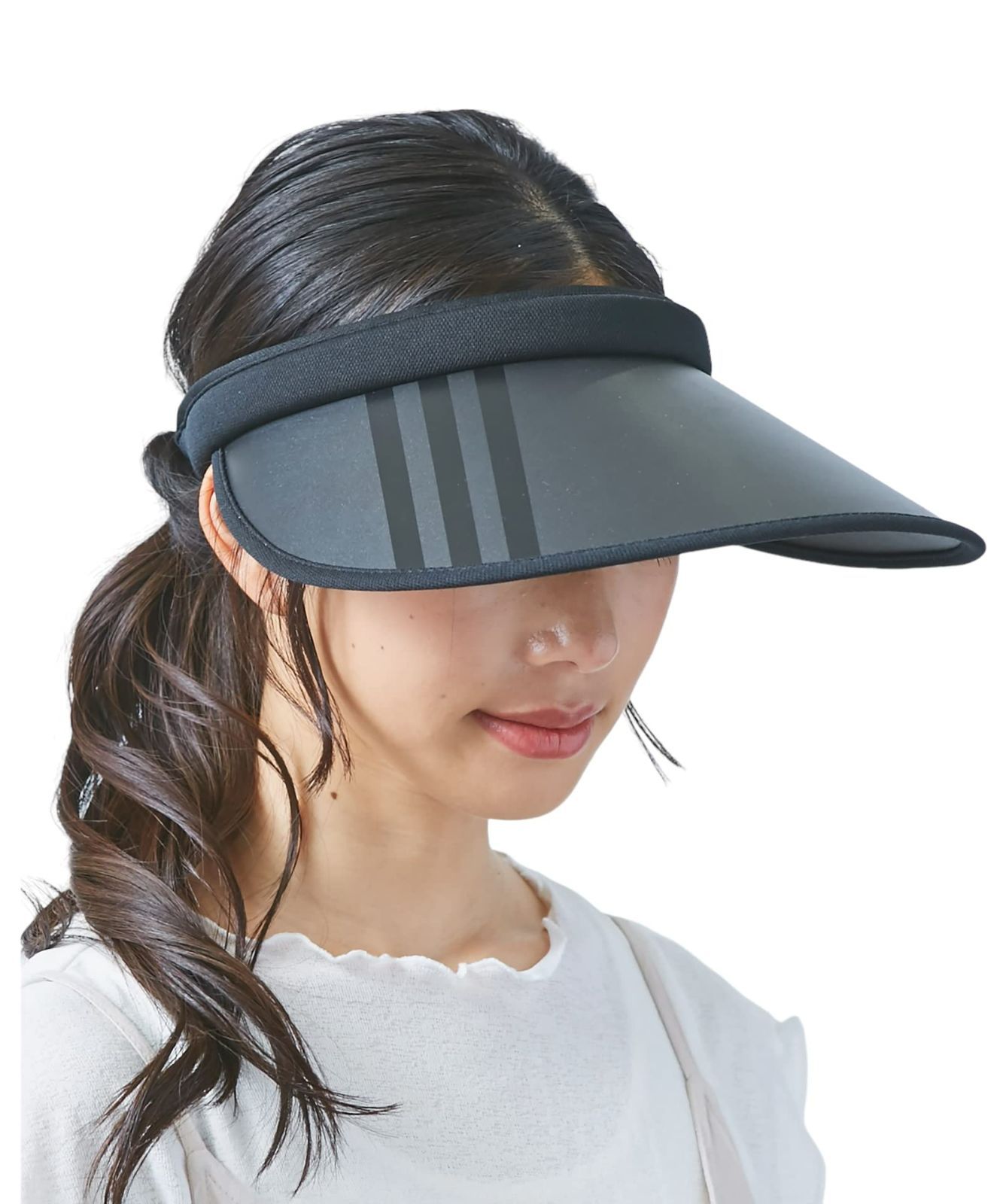 数量 アディダス サンバイザー 3STBOS PRINT CLIPVISOR