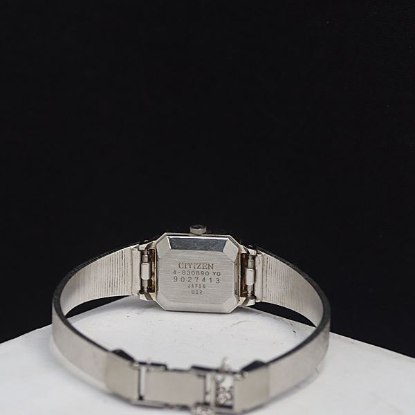 ジャンク　まとめ2点　CITIZEN シチズン 4-830890　腕時計 シチズン QZ シルバー文字盤 ヴィンテージ 4-830890 レディース