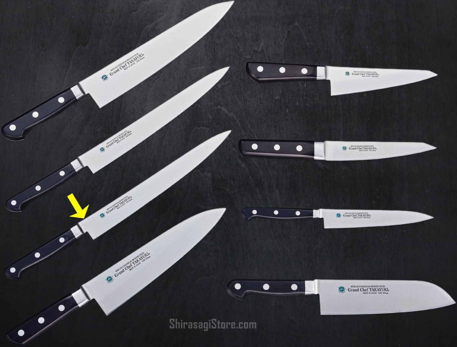 堺孝行 グランドシェフ Granchef 筋引 ナロースライサー（薄口） 包丁