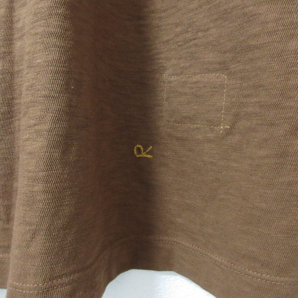 美品 45R フォーティーファイブアール カットワーク×天竺Mキャミ Tシャツ 70470171 サイズ0 ブラウン レディース 古着 中古 USED 45rpm - 美品 45R フォーティーファイブアール カットワーク×天竺M