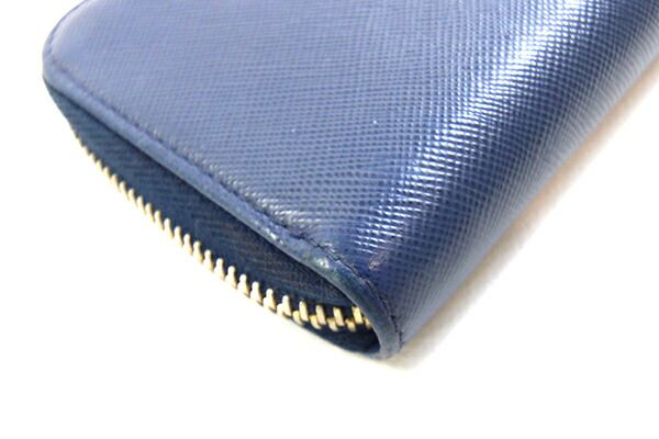 プラダ コインケース 1M0268 ブルー レザー 中古 - メルカリ 