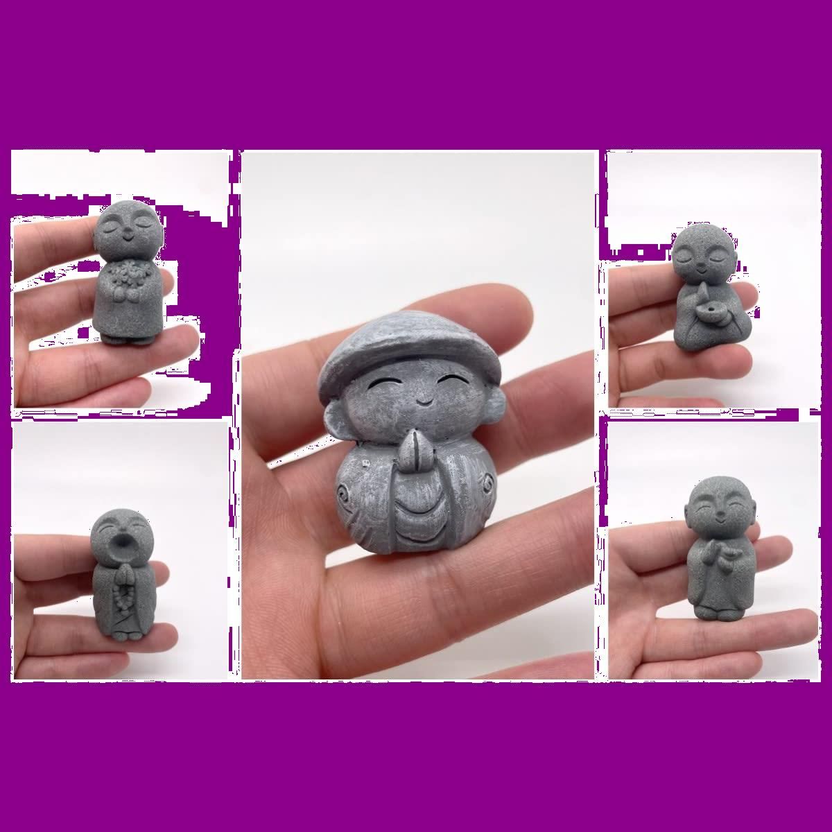 かわいい御影石 幸せ願い縁の良いおきもお 神仏像 お地蔵さん