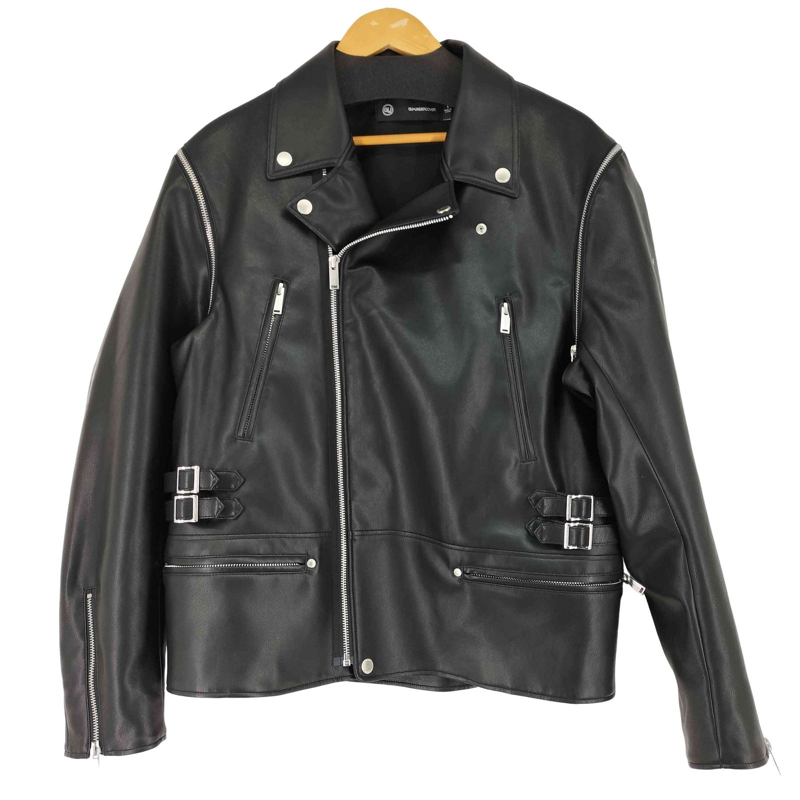 アンダーカバー UNDERCOVER フェイクレザーダブルライダース