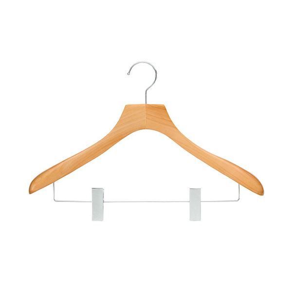 まとめ ニーズ 木製ハンガーS STYLEMサイズ クリップタイプ H-6431 1本 ×5セット
