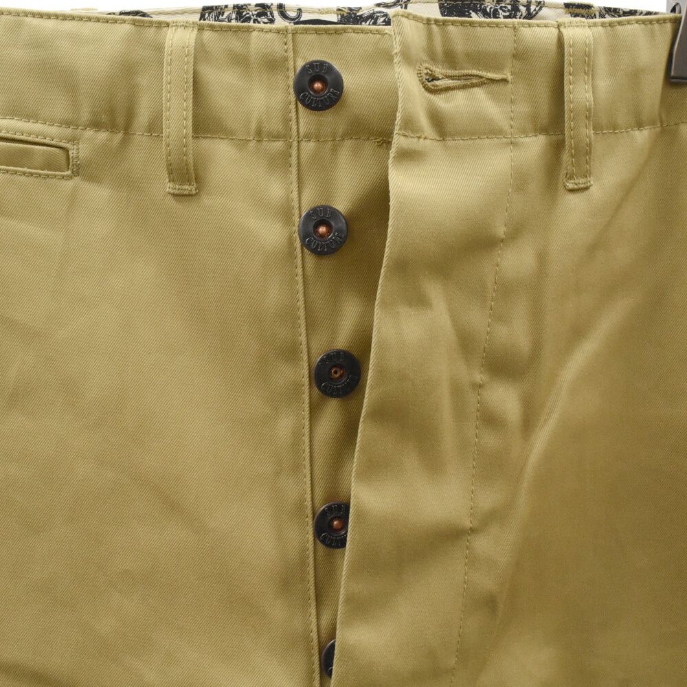 サブカルチャーベージュ チノパン