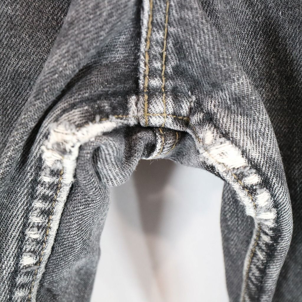 90年代 フランス製 Levi's リーバイス 501 ブラック デニム パンツ