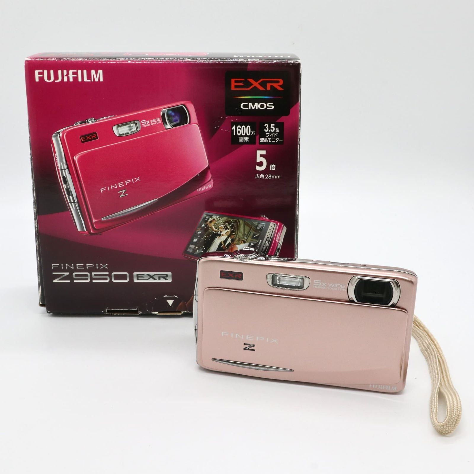 【極美品】FUJIFILM FINEPIX Z950EXR ピンクゴールド Amazon | FUJIFILM デジタルカメラ FinePix Z950EXR ピンク