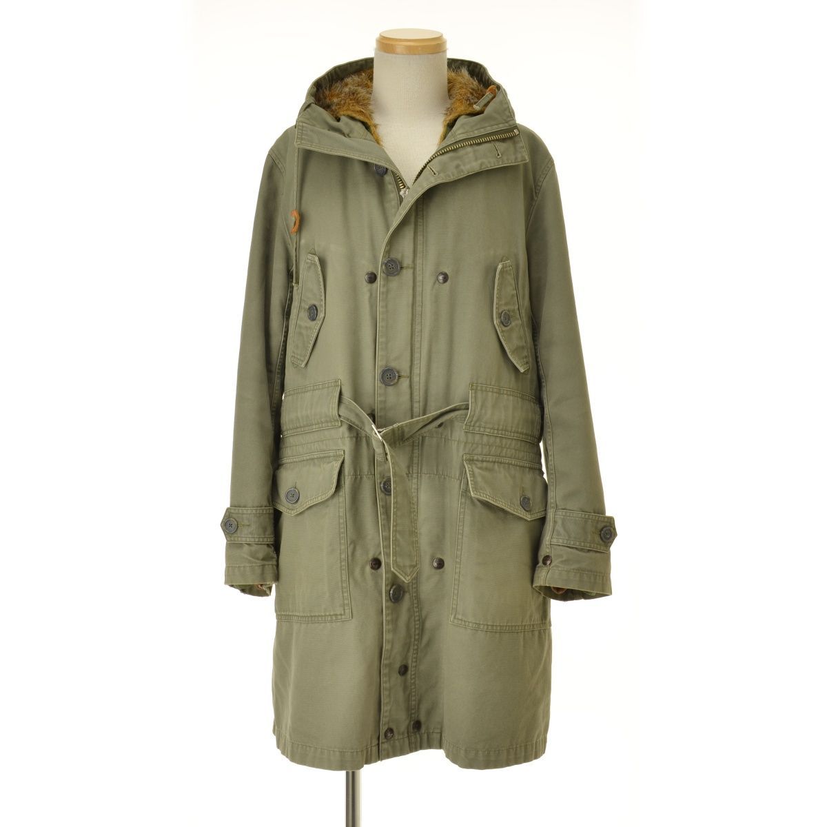 【WOOLRICHWOOLENMILLS】ファーライナー付 M-47タイプコート