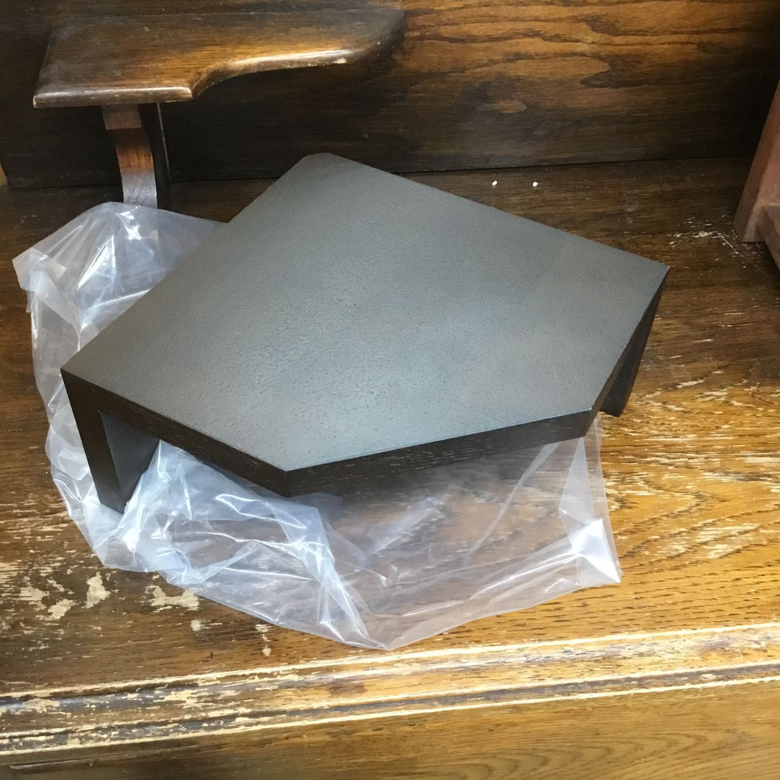 新品未使用】無印良品 壁に付けられる家具 コーナー棚 タモ材 廃盤品