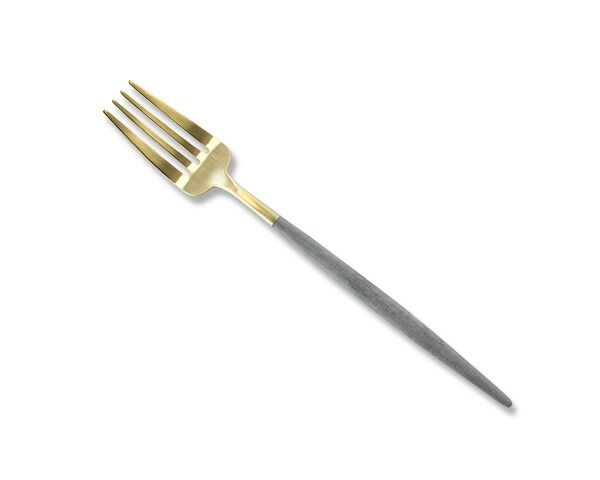 新品 クチポール ゴア グレーマットゴールド ディナー3点セット  