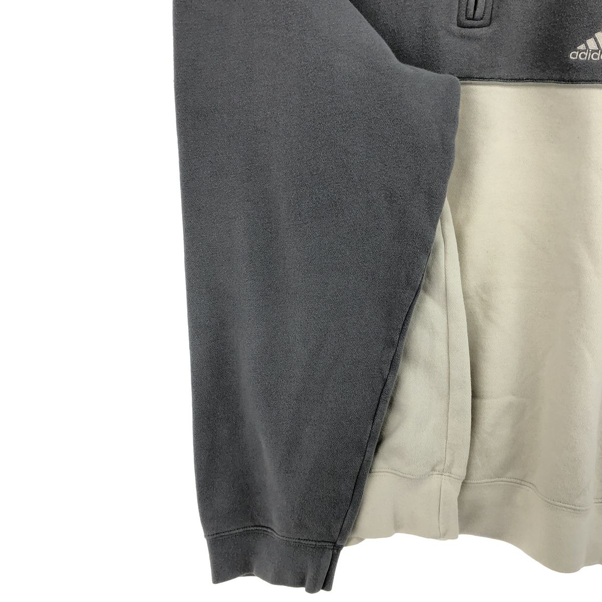 Vintage　adidas /アディダス/ ハーフジップ/トレーナー/L adidas 古着 アディダス ハーフジップスウェットシャツ