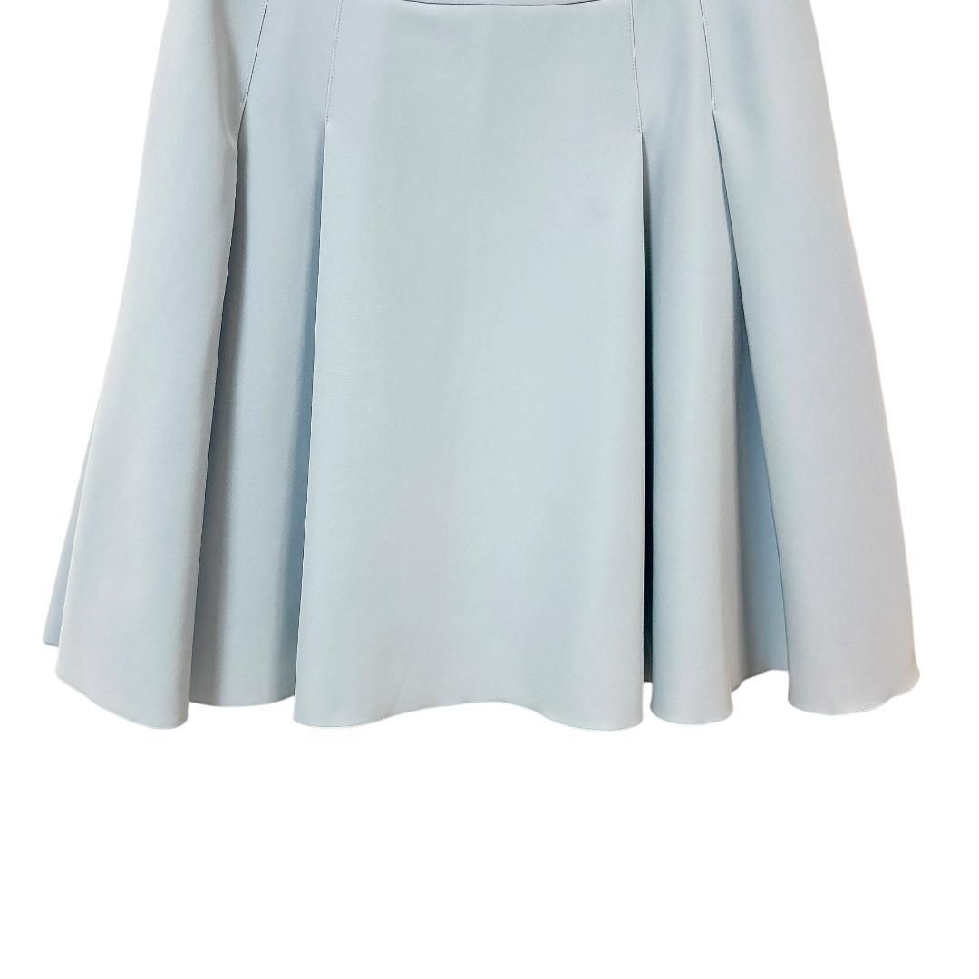 フォクシー ニューヨーク 膝丈スカート ボックスプリーツフ 40 GULLKHAN_COM